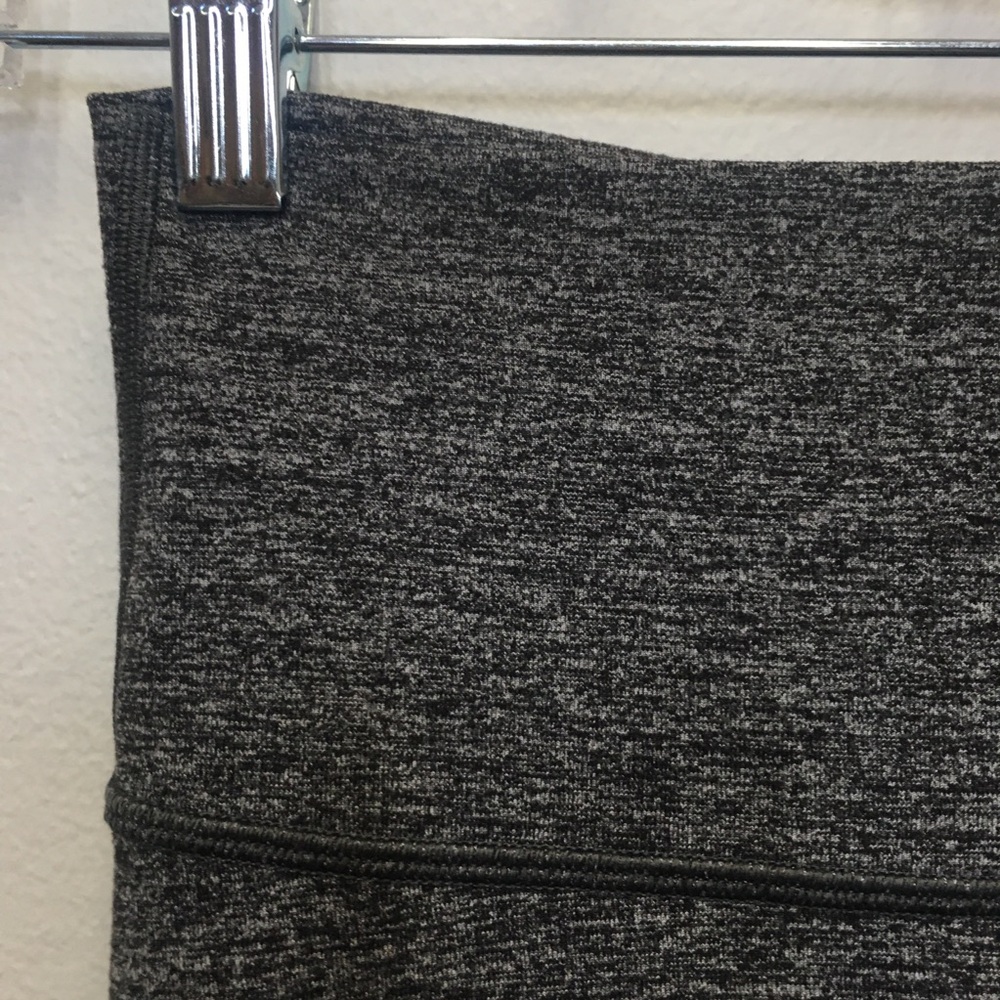 Lululemon Leggings Size 6 Marled Gray Workout Gym Yoga Pilates Sporty Athletic - Picture 2 of 8